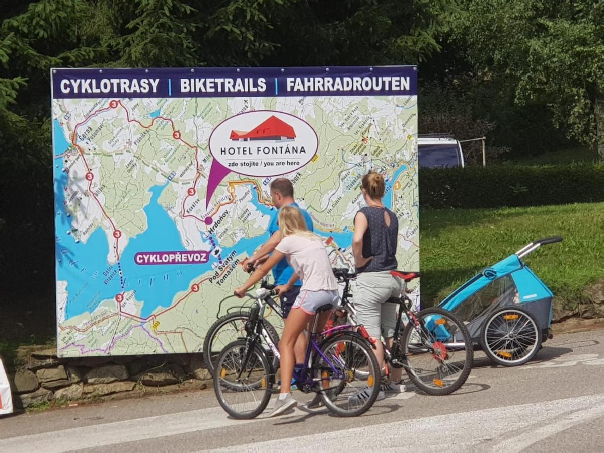 Hotel Fontana Lipno Černá v Pošumaví Zewnętrze zdjęcie